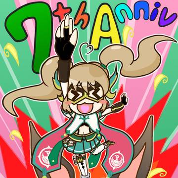 【サモンズボード】福禄ちゃん7周年記念絵「フィーバー☆ろくちゃ」