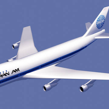 Boeing 747-100（PANAM塗装）