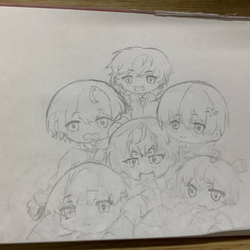 シクフォニのミニキャラ描いてみた！！