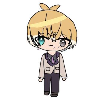 めろんぱーかーのっきさんを描きました