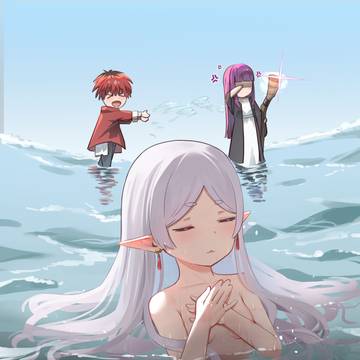 水浴び