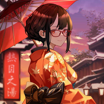 【リクエスト】オリジナルキャラクター×和装×和傘