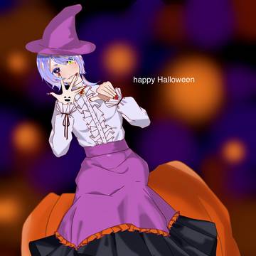 ハロウィーンの魔女