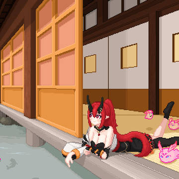悠閒黃昏