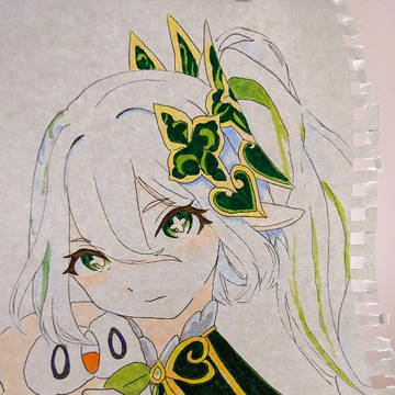 ナヒーダはモクローをつかまえたみたいです