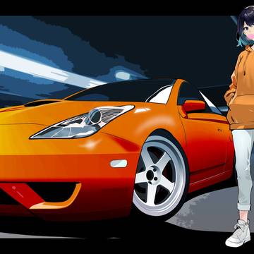 orange x white