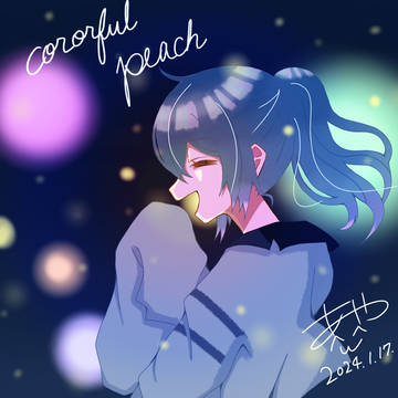 からぴちのるなさん描きました!筆記体間違えてます。