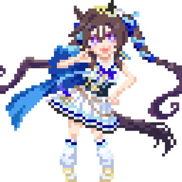 ウマ娘ヴィブロスのドット絵