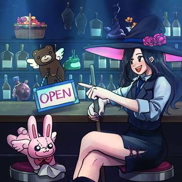 魔女っ子バーテンダー