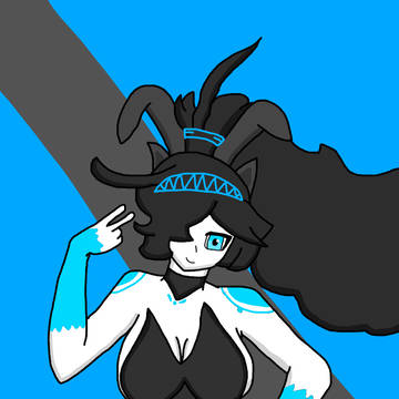dasli in a bunny girl outfit idk