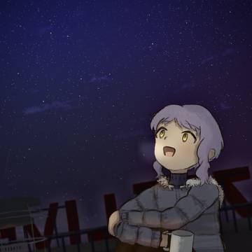 誕プレ屋上ミニキャンプ