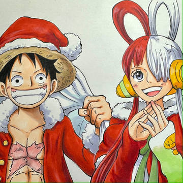 クリスマス ルフィ×ウタ