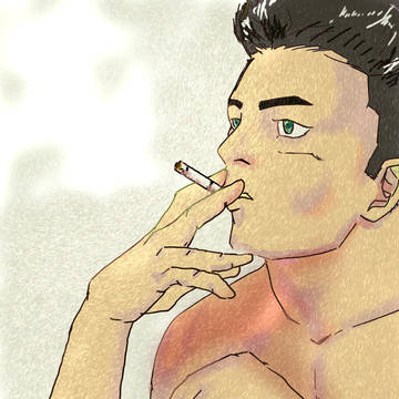 タバコ男 day117