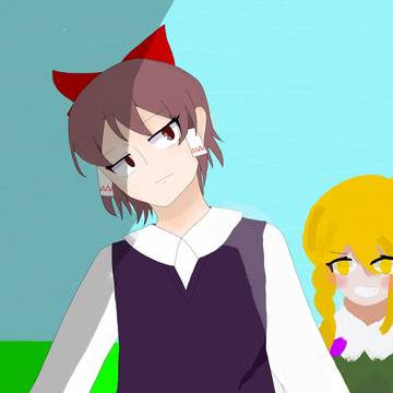 1♡事に髪が伸びる霊夢