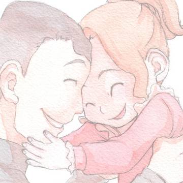 おでことおでこ