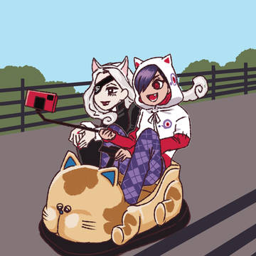 ネコミミのテーマパークで遊んでもらいました