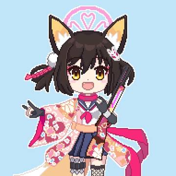 イズナドット絵
