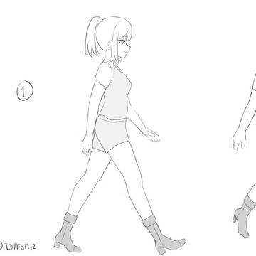 Walkcycle Akiko