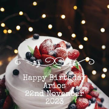 Happy Birthday Arios 2023