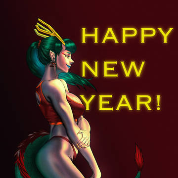 New year illustration