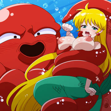 タコ拘束人魚ちゃん