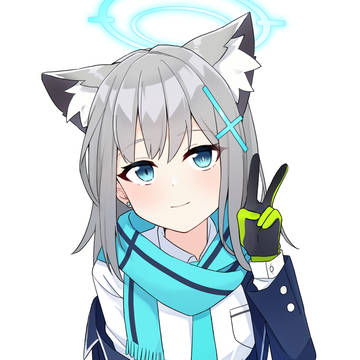 ‣シロコ　の　ほほえみピース！