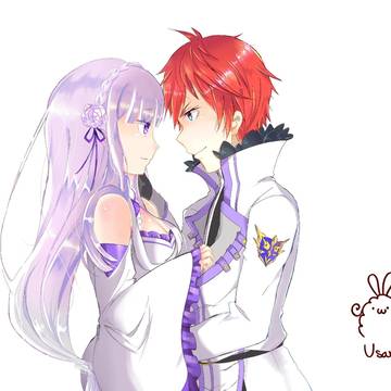 Re:zero Reinhard and Emilia
