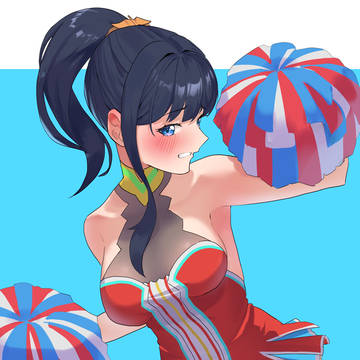 恥ずかしがりながらも応援してくれる六花さん