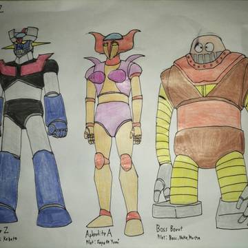 マジンガーZ,アフロディーテA,& ボスボロット