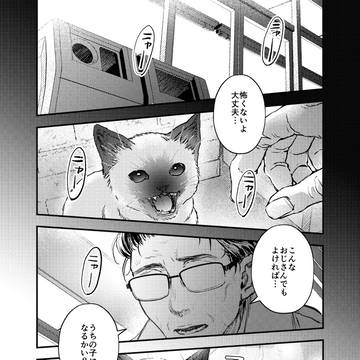 優しそうなおじさんに子猫が拾われる話