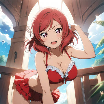 真姫ちゃんと海！