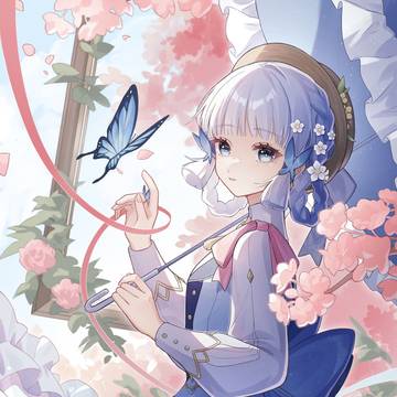 花時に訪れた蝶々