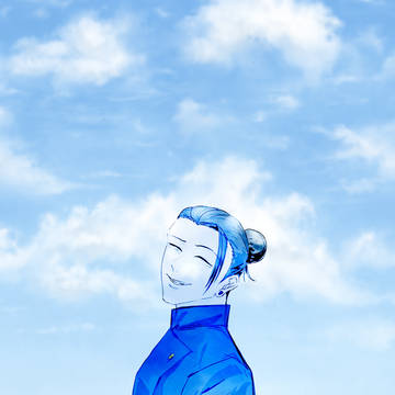 今でも青は