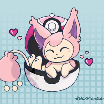 Skitty in Love Ball