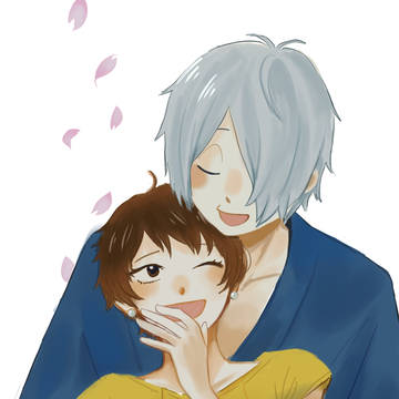 初描き目岩夫婦