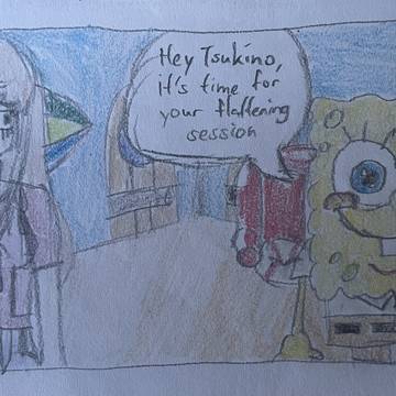 SpongeBob and Tsukino Azusagawa