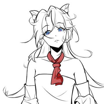 【线稿练习】描改小秦？#2