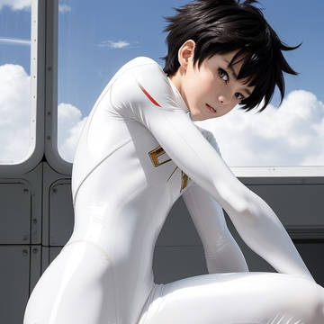 boy in bodysuit