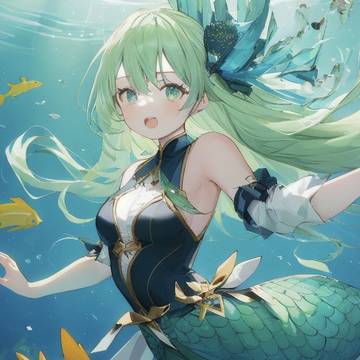 The emerald mermaid