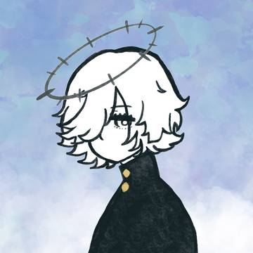 じっとみている