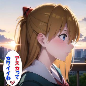 夕焼けのアスカ