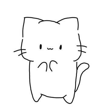 尻尾をふる猫