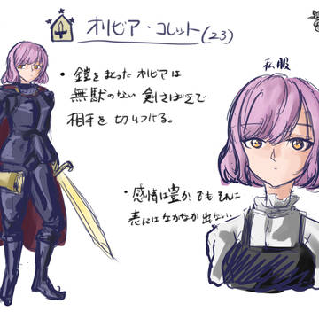 【オリジナル】キャラ①オリビア・コレット