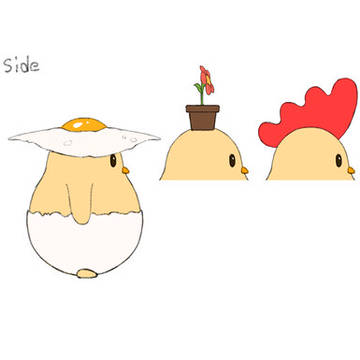 2023かわいいモンスターsheetのデザイン作業