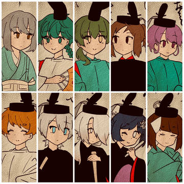 歴史創作百人一首(21〜30)
