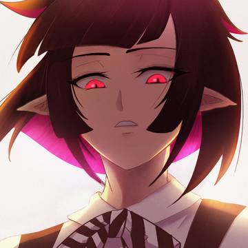 下を向くリリア