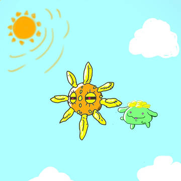 日向ぼっこ