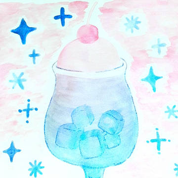 ガラスペンイラスト