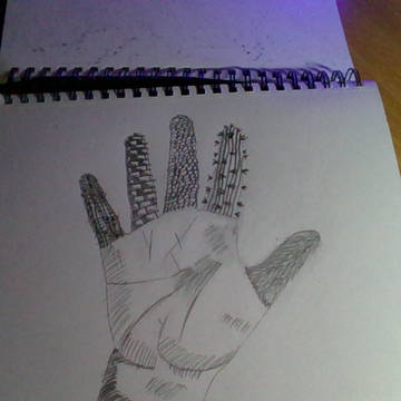 Texture on hand