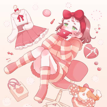 明日が楽しみな女の子